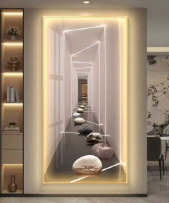 3D Effect Gray Stones And Distinctive Lighting